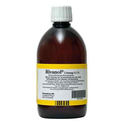 Rivanol roztwór 0,1% 500 ml od DERMAPHARM AG PZN 04908593