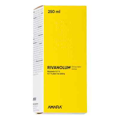 Rivanolum 0,1% 250 ml od ZAKŁAD FARMACEUTYCZNY AMARA SP. Z O.O. PZN 08305400