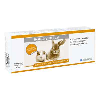 Rodicare Hairball Suspension für meerschw./zwergkaninchen 3X12 ml od alfavet Tierarzneimittel GmbH PZN 13360734
