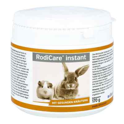 Rodicare Instant für Kaninchen/Nagetiere 170 g od alfavet Tierarzneimittel GmbH PZN 11714470