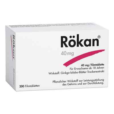 Roekan 40 mg Filmtabl. 200 szt. od Dr.Willmar Schwabe GmbH & Co.KG PZN 04405998