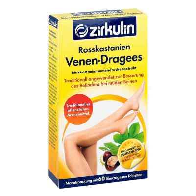 Rosskastanien Venen drażetki 60 szt. od DISTRICON GmbH PZN 06472220