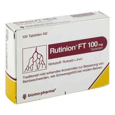 Rutinion Ft 100 mg Tabl. 100 szt. od biomo pharma GmbH PZN 02147351