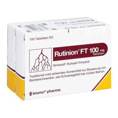 Rutinion Ft 100 mg tabletki 200 szt. od biomo pharma GmbH PZN 02147368
