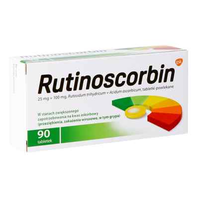Rutinoscorbin tabletki 90  od GLAXOSMITHKLINE PHARMACEUTICALS  PZN 08300288