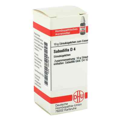 Sabadilla D 4 Globuli 10 g od DHU-Arzneimittel GmbH & Co. KG PZN 02930619