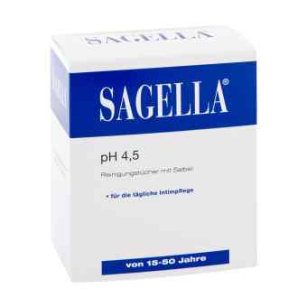 Sagella pH 4,5 chusteczki do higieny intymnej 10 szt. od Viatris Healthcare GmbH PZN 04036012