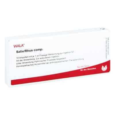 Salix Rhus Comp. w ampułkach 10X1 ml od WALA Heilmittel GmbH PZN 01752050