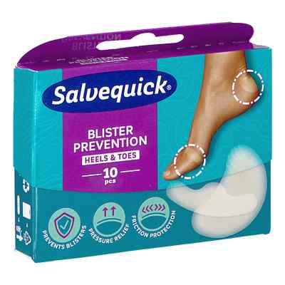 Salvequick Blister Prevention Plastry pięty, palce