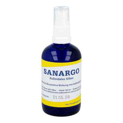 Sanargo Srebro koloidalne, spray 100 ml od AGEV Gesundheitsmittel GmbH PZN 10186678