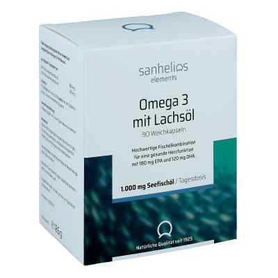 Sanhelios Omega-3 mit Lachsöl Kapseln 90 szt. od  PZN 15583183