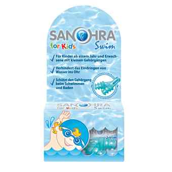 Sanohra Swim wodoodporne stopery do uszu dla dzieci 2 szt. od Innosan GmbH PZN 05729065