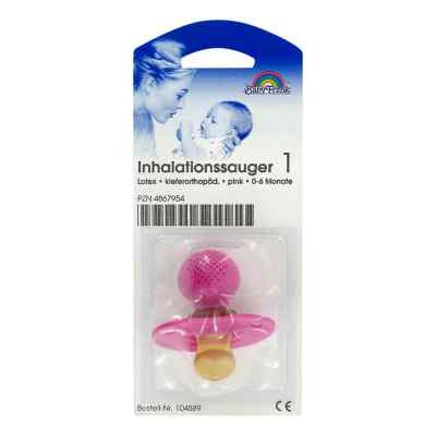 Sauger Inhalation klein 104889 pink kieferor. 1 szt. od Büttner-Frank GmbH PZN 04867954