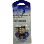 Sauger Kirsche dunkelblau klein gr.Scheibe