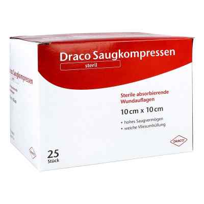Saugkompressen steril 10x10cm Draco