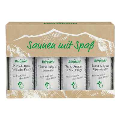 Saunen mit Spass 4 versch. Sorten Konzentrat 4X50 ml od Bergland-Pharma GmbH & Co. KG PZN 04655330