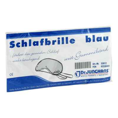 Schlafbrille mit Gummiband blau 1 szt. od Dr. Junghans Medical GmbH PZN 02338401