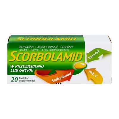 Scorbolamid tabletki drażowane 20 tabl. od ZAKŁADY FARMACEUTYCZNE POLPHARMA S.A. PZN 08300479