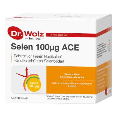 Selen ACE 100 mcg kapsułki 180 szt. od Dr. Wolz Zell GmbH PZN 02883593