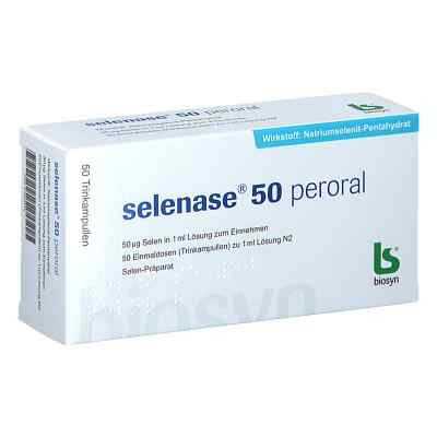 Selenase 50 peroral Trinkamp. 50X1 ml od biosyn Arzneimittel GmbH PZN 01240315