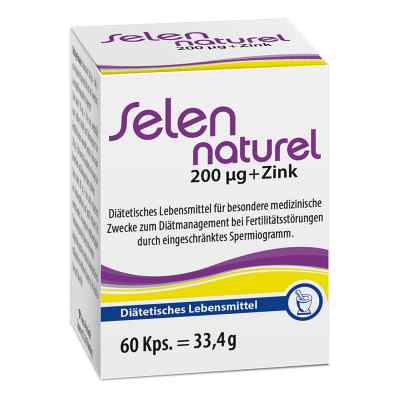 Selennaturel 200 [my]g + Zink kapsułki 60 szt. od Pharma Peter GmbH PZN 04922340