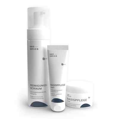 sensetics Basispflege zestaw oczyszczanie + nawilżanie dla skóry 200+50+50 ml od apo.com Group GmbH PZN 08105329