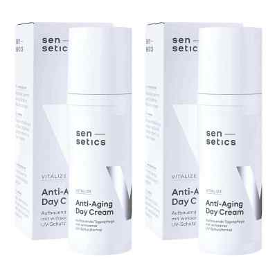 Sensetics Vitalize Anti-Aging Gesichtscreme Tagescreme 2x50 ml od apo.com Group GmbH PZN 08101979