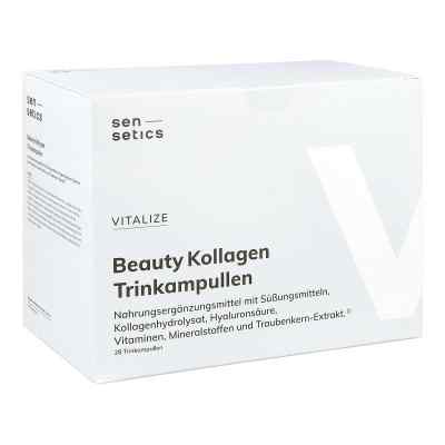 Sensetics Vitalize Beauty Kollagen Trinkampullen 28X25 ml od apo.com Group GmbH PZN 18438866