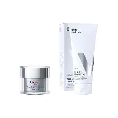 Sensetics Vitalize Cleanser & Eucerin AntiAge Hyaluron Filler Na 1 op. od PZN 08101929