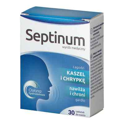Septinum tabletki do ssania 30 od NP PHARMA SP. Z O.O. PZN 08300829