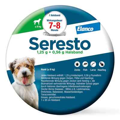 Seresto Halsband dla psów do 8 kg 1 szt. od Elanco Deutschland GmbH PZN 09315509