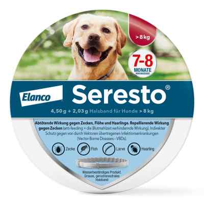 Seresto Halsband fuer grosse Hunde ueber 8 kg 1 szt. od Elanco Deutschland GmbH PZN 09315490
