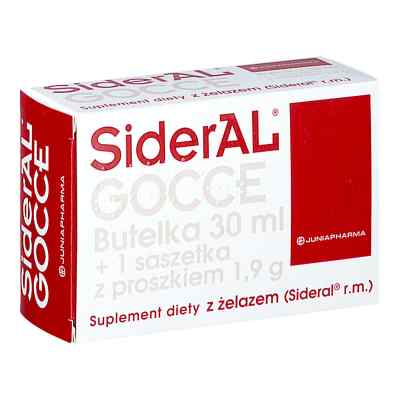 Sideral Gocce prosz,rozp.d/sp.zaw.doustn. 30 ml+1,9 g 1  od JUNIA PHARMA SRL PZN 08303156