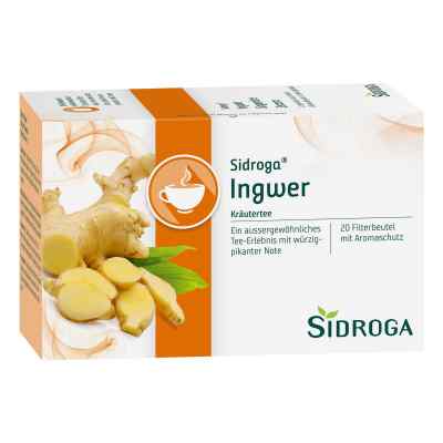 Sidroga imbir herbata w saszetkach 20X0.75 g od Sidroga Gesellschaft für Gesundh PZN 02026630