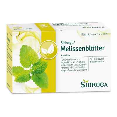 Sidroga Melissenblaettertee Filterbtl. 20X1.5 g od Sidroga Gesellschaft für Gesundh PZN 01884892