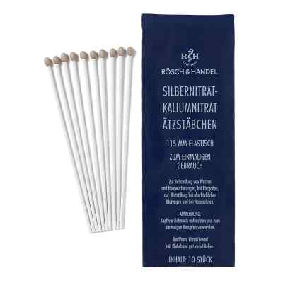 Silbernitrat-kaliumnitr.ätzstäb.ätzstift 115mm elastisch 10 szt. od BANO Healthcare GmbH PZN 11722736