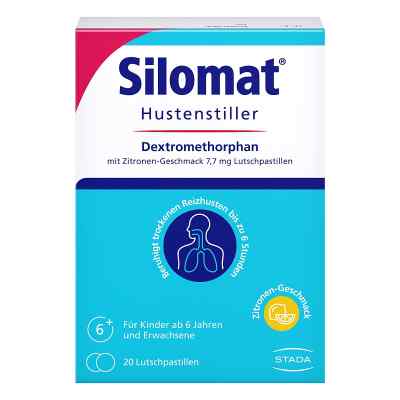 Silomat Hustenstiller Dmp Zitron.-geschm.7,7mg Lup 20 szt. od STADA Consumer Health Deutschland GmbH PZN 18661475