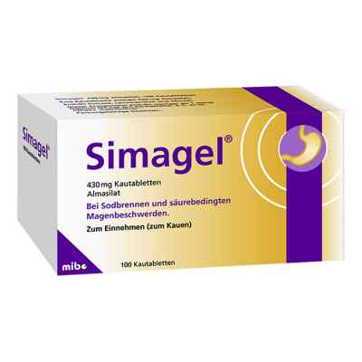 Simagel Kautabl. 100 szt. od MIBE GmbH Arzneimittel PZN 06159003
