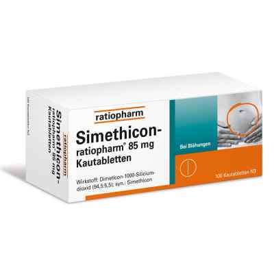 Simethicon ratiopharm 85 mg tabletki do żucia 100 szt. od ratiopharm GmbH PZN 01364804