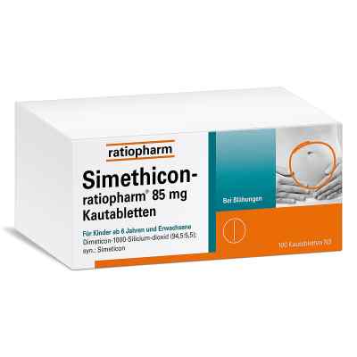 Simethicon ratiopharm 85 mg tabletki do żucia