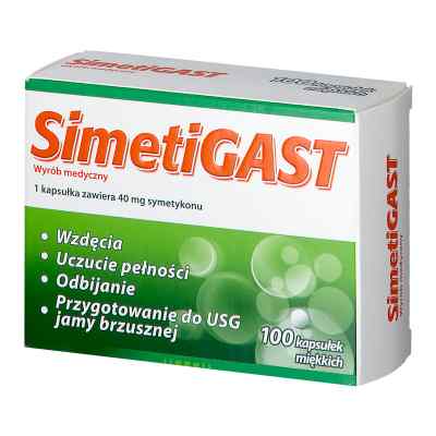 Simetigast 40 mg kapsułki 100  od ZAKŁADY FARMACEUTYCZNE POLPHARMA PZN 08300861