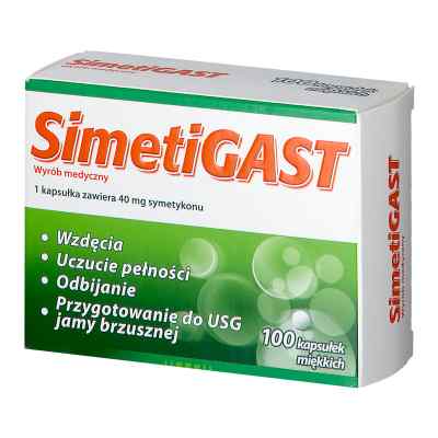 Simetigast 40 mg kapsułki 100  od ZAKŁADY FARMACEUTYCZNE POLPHARMA S.A. PZN 08300861