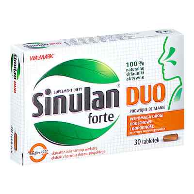 Sinulan Duo Forte tabletki 30  od STADA PHARM SPÓŁKA Z OGRANICZONĄ ODPOWIEDZIALNOŚCI PZN 08303255