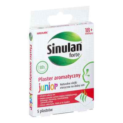 Sinulan forte plaster aromatyczny JUNIOR 5 od EUROSIREL S.P.A. PZN 08303617