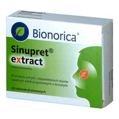 Sinupret extract tabletki 20 tabl. od BIONORICA SE PZN 08300217
