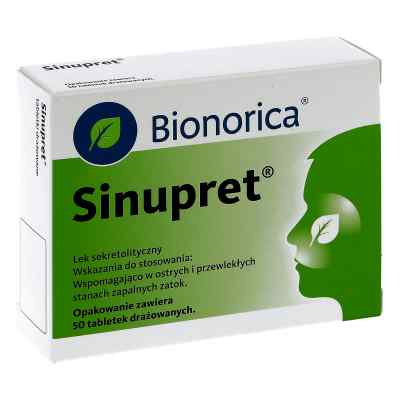 Sinupret tabletki 50 draż. od BIONORICA AG PZN 08300070