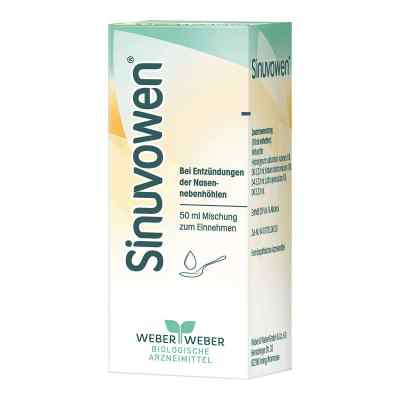 Sinuvowen Tropfen 50 ml od WEBER & WEBER GmbH & Co. KG PZN 06143611