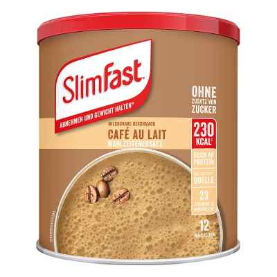 Slim Fast Cafe au Lait koktail odchudzający w proszku 438 g od ALLPHARM Vertriebs GmbH PZN 11280764