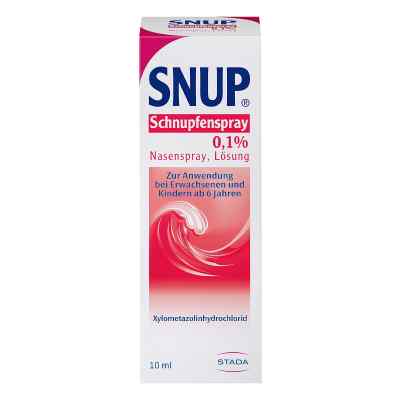 Snup Schnupfenspray 0,1% spray do nosa 10 ml od STADA GmbH PZN 04482674