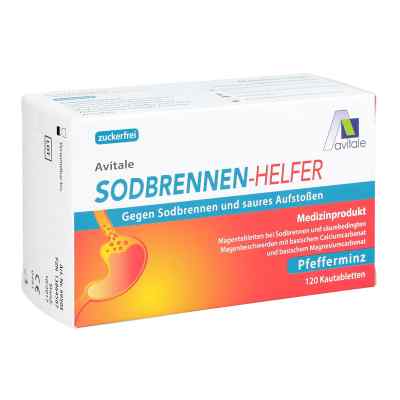 Sodbrennen Helfer Kautabletten 120 szt. od Avitale GmbH PZN 13864587